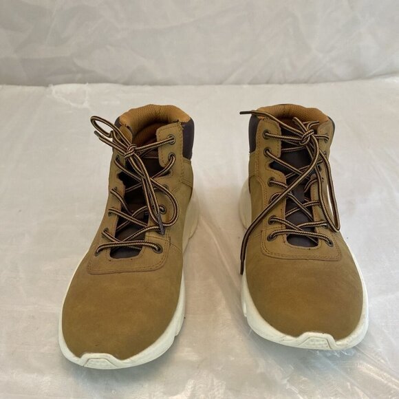 Air Underground Titan‎ Hiker Boots Women’s  9.5M Brown Faux Leather Gorpcore - Picture 2 of 12